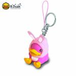 3D Cartoon Cute Duck Keychain Pendant En71 ASTM Certificate for sale