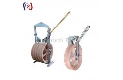China Helicopter Conductor Stringing Blocks 508 X 75MM Heavy Duty Wire Rope Pulley supplier