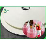 60gsm 120gsm Food Grade Paper Roll / Biodegradable White Kraft Paper For Paper Straws for sale