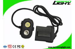 China Dual Beam Mining Hard Hat Led Lights , Rechargeable Led Headlamp High Illumination supplier