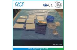 China Vascular Center Use Surgical Angio Kits With Femoral Drape With 2 Windows supplier