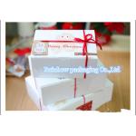 Take Away Handle Paper Box Packaging With Transparent Window For Cookie for sale
