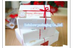 China Take Away Handle Paper Box Packaging With Transparent Window For Cookie supplier