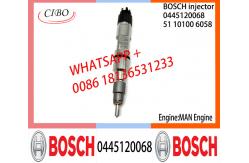 China BOSCH 0445120068 51101006058 Neutral Fuel Injector Assembly 0445120068 51101006058 For MAN supplier