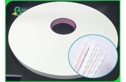 China Biodegradable 28MM 30MM Drinking Straw Wrapping Paper supplier
