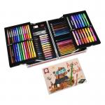 Portable Children Painting Set Luxury Gift Removable Kids Art Set for sale
