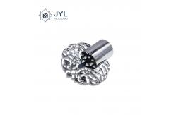 China Luxury Zamac Perfume Cap Customized Design Flower Shape For FEA15 Bottle supplier