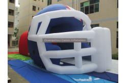 China customized printed inflatable football helmet tunnel,inflatable entrance tunnel supplier