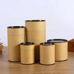 Customization Raw Protein Paper Tube Packaging For Spices Offset Printing