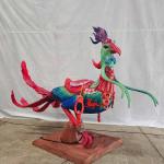 Realistic Voice Animatronic Animals Mythical Chinese Creatures Miemengniao for sale