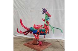 China Realistic Voice Animatronic Animals Mythical Chinese Creatures Miemengniao supplier