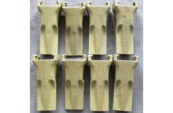 China Robust Forging Drilling Rig Tool Flat Drill Bucket Teeth Cutting Angle Carbide supplier