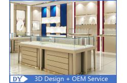 China High End Store Jewelry Display Cases , Wood Gold Shop Jewelry Showroom Furniture supplier