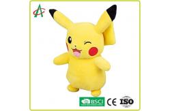China 12 Pikachu Stuffed Animal Embroidery with handcraft supplier