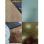 Mirror Stamped Stainless Steel Sheet PVD Color Coating Decoration Embossed Plate for sale