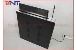 China Slim Conference Tabletop LCD / LED Monitor Motorized Lift With Microphone supplier