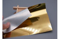China Foil Printed Shiny Logo Heat Transfer Labels Custom For Clothing supplier