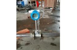 China 220V Nitrate Electromagnetic Flow Meter High Precision Tap Water Insertion With Ball Valve supplier
