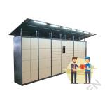 Smart click and Collect Parcel delivery sender and receiver parcel delivery Lockers outdoor for sale