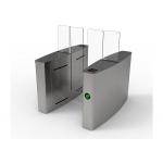 Full Height Sliding Turnstile Gate Intelligent RFID Card Reader Entrance Quick Pass