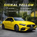 China Pro-Grade Color Signal Yellow Paint Protection Film Air Release Technology Corrosion-Resistant TPU PPF for Harsh Climates manufacturer