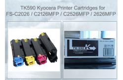 China Kyocera TK590K Toner Cartridge Black For FS-C2526 C2626 M6026 M6526 supplier