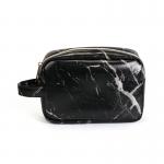 Marble PU Leather Women'S Travel Cosmetic Bag Organizer for sale