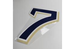 China Customized Durable Heat Press Names And Numbers For jerseys uniforms supplier