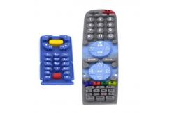 China Nontoxic pantone color Silicone Remote Control Keyboard supplier