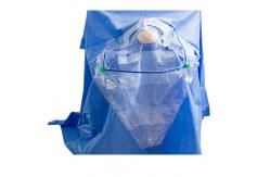 China Green Surgery Craniotomy Drape Pack with Fluid Collection Pouch supplier