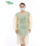 Hospital Disposable Medical Surgical PP PE Non Woven Isolation Gown for sale