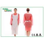 Non Toxic Single Use 0.011 - 0.08mm PE Apron With Smooth Surface for sale