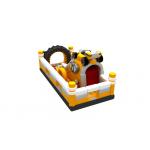 Car Themed Inflatable Obstacle Game Digital Printing Big Bouncy Castle