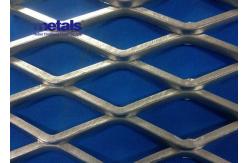 China OEM Aluminium Expanded Metal Mesh Sheet Grill Wire 4x8 Diamond Hole supplier