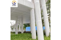 China Weaterherproof Aluminum Railing 3d Wood Grain Fluted Exterior Aluminium Wall Cladding supplier