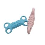 Silicone Rubber Bone Tooth Anti Bite Chew Toy Puppy Tooth Training