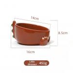 Creative Durable Pet Ceramic Bowls , Ceramic Dog Feeders Eco Friendly ODM for sale