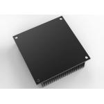 6005 Black Anodized Extruded Heat Sink Profiles For Audio Equipment