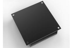 China 6005 Black Anodized Extruded Heat Sink Profiles For Audio Equipment supplier