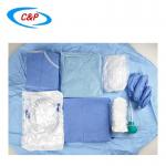 Blue Disposable Oral Dental Surgical Drapes Kits With CE ISO13485 Certification for sale