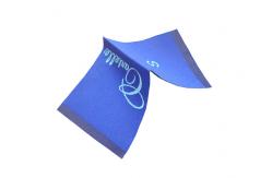 China Custom Clothing Labels Sew On Center Fold Woven Labels Loop Fold Woven Labels supplier