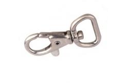 China Zinc Alloy Fast Eye Snap Hook Sliver Pet Hardware supplier