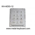 IP65 Waterproof Ruggedized Metal Keypad 12 Keys Industrial Stainless Steel Keypad for sale