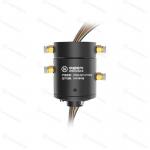 2 Passages Pneumatic Rotary Joint Union 18 Circuits 2A Compact Design for sale
