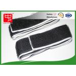 Household Self Adhesive Hook And Loop Tape ,  Durable Sticky Tape Black Color for sale