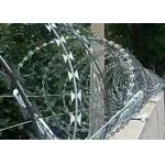 Cross Type And Iron Wire Material Oem Concertina Razor Wire Anti Rust 10m/Roll for sale