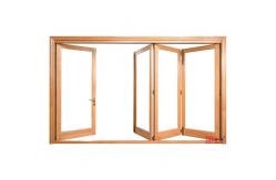 China ODM OEM 3 Panel Bi Fold Doors Windows Double Glazed supplier