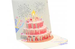 China Personalization Pop Out Card for promotional campaigns , Customizable Design Interactive Greeting Card supplier