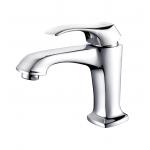 Corrosion Resistant One Hole Bathroom Sink Faucet Brass Single Handle Lavatory Faucet for sale