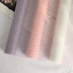 Polyester 50cmx5yards Florist Wrapping Paper Rainbow Mesh Roll Weather Resistant for sale
